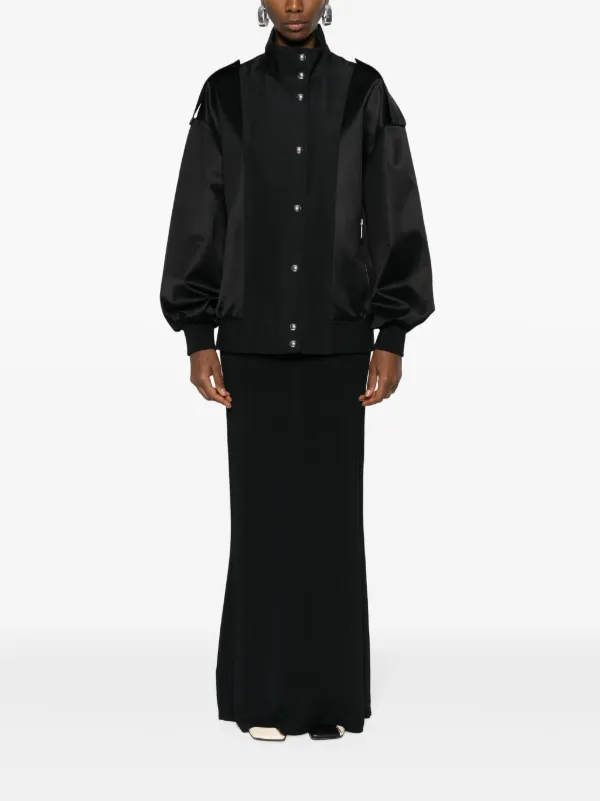 【関税込み】KHAITE ブラック Farris ボンバージャケット KHAITE The Farris Bomber Jacket | Black | FARFETCH BH