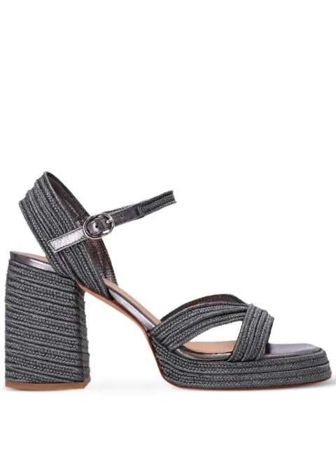 Castañer Valle 90mm metallic-finish sandals 