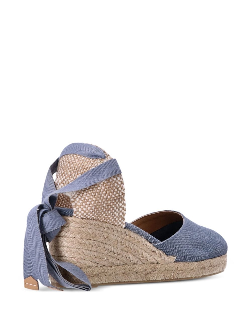 Shop Castaã±er Carina Jute Espadrilles In Blau