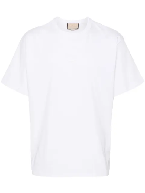 Gucci Interlocking G-patch cotton T-shirt