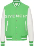 Givenchy 4G wool-blend varsity jacket - Green