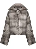 HELIOT EMIL Sculptural down puffer jacket - Grey