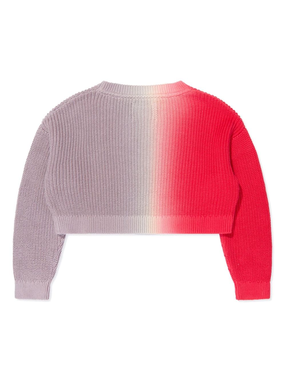 Image 2 of Calvin Klein Kids gradient-effect organic cotton jumper