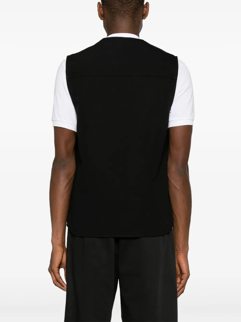 Carhartt WIP Bodywarmer met logopatch Zwart