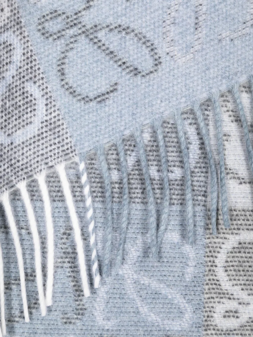 LOEWE Anagram-jacquard wool-blend scarf | Women | Image 2