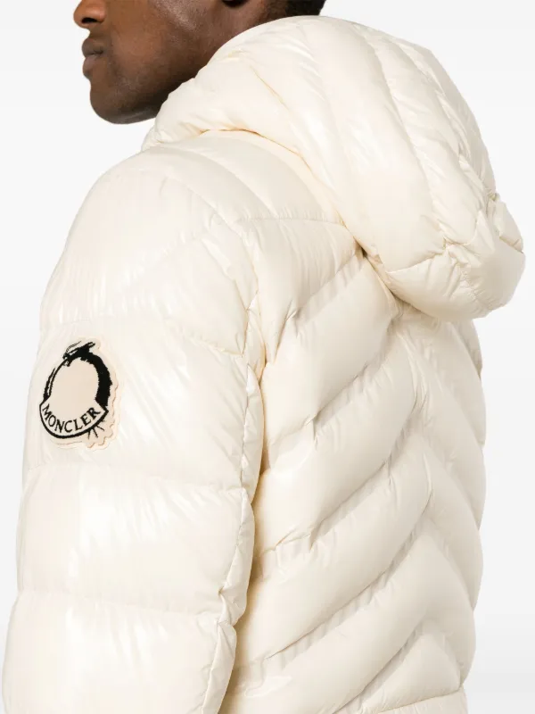 Moncler white windbreaker best sale