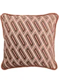 Soho Home Vende geometric-pattern cushion (50cm x 50cm) - Brown