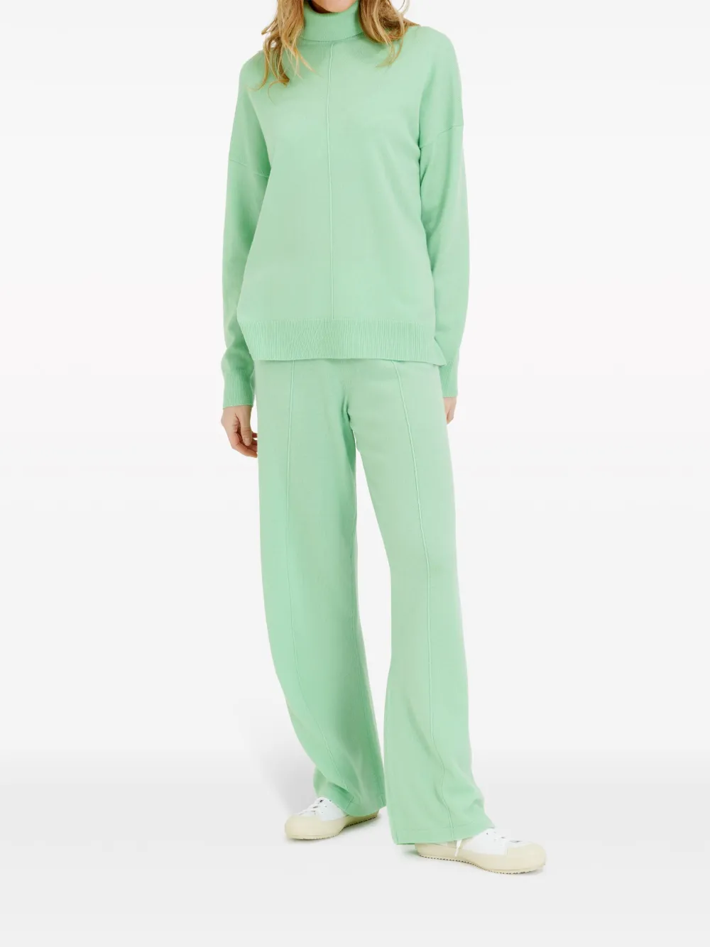 Chinti & Parker roll-neck wool jumper - Groen