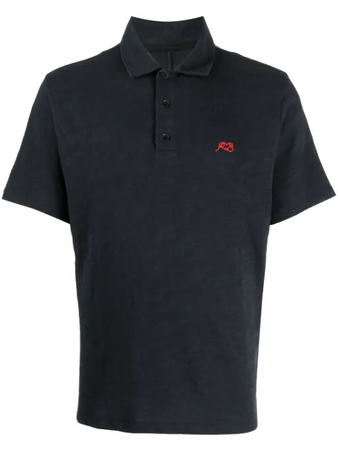rag & bone logo-embroidered polo shirt