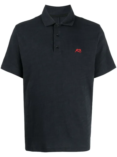 rag & bone logo-embroidered polo shirt