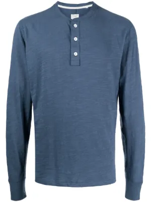 Ralph Lauren RRL button-plaquet Cotton T-Shirt | Blue | FARFETCH