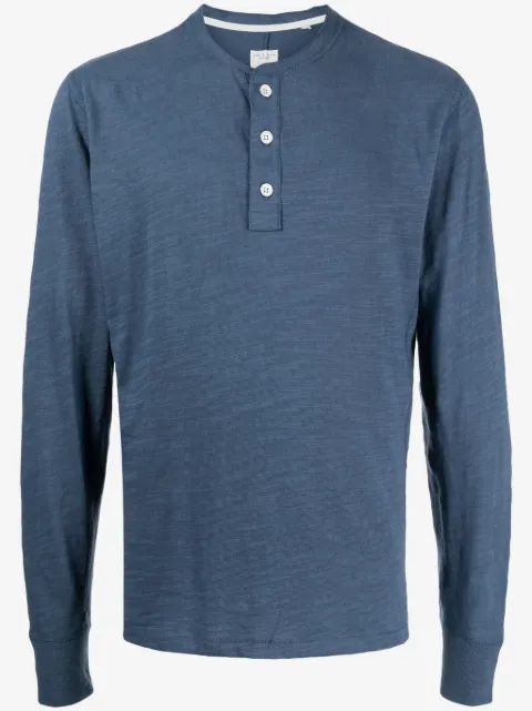 rag & bone cotton Henley  T-shirt