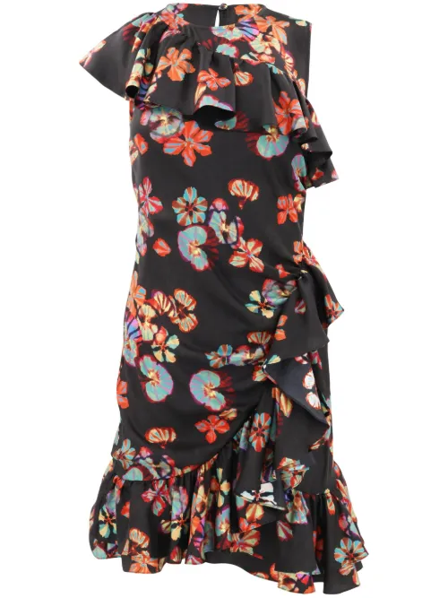 Ulla Johnson robe à fleurs - Noir - Ulla Johnson - Modalova