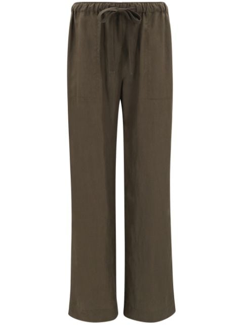 Vince mid-rise drawstring trousers 