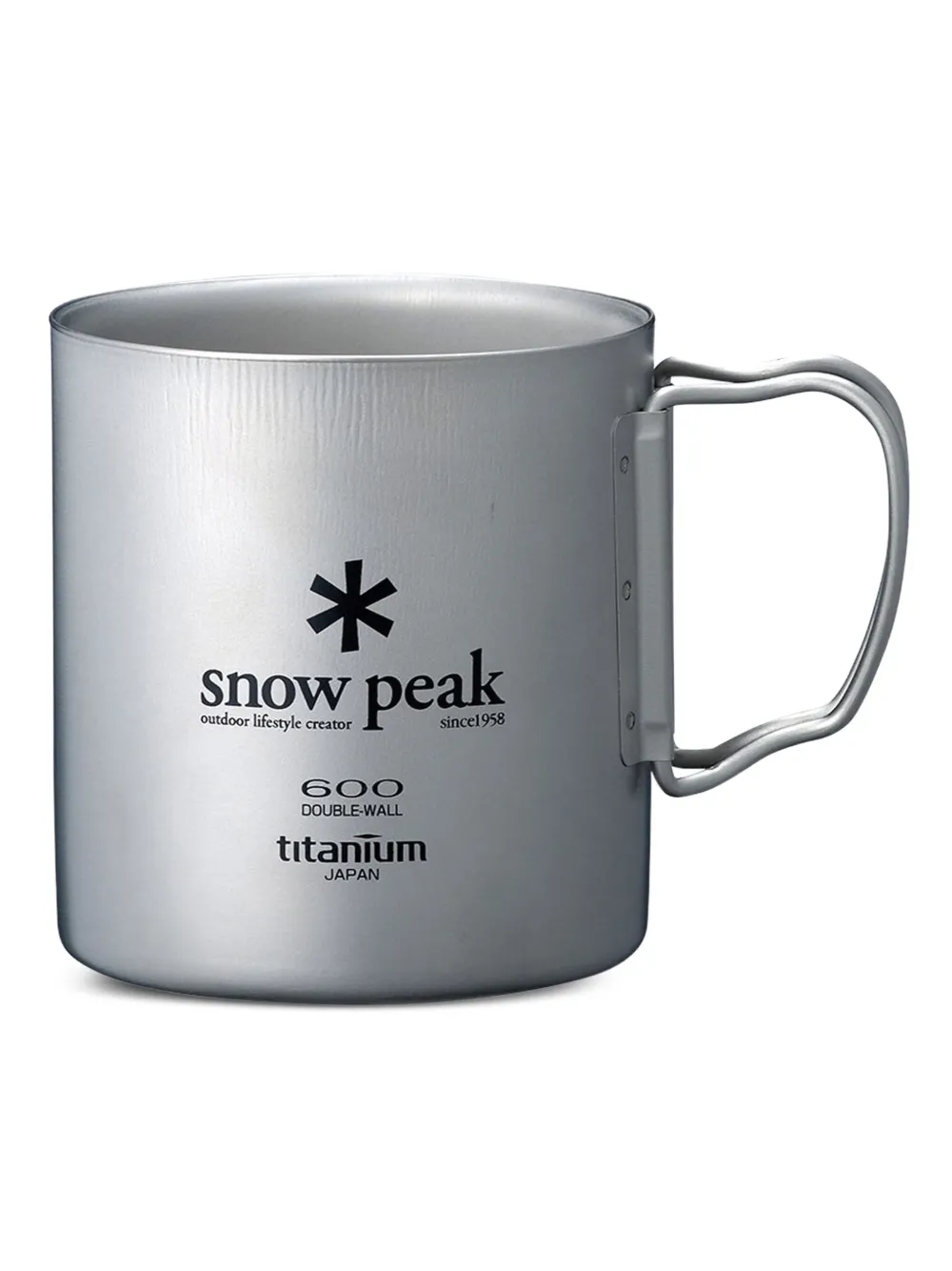 Snow Peak Ti-Double titanium mug (600ml) | Tea & Coffee | Image 2