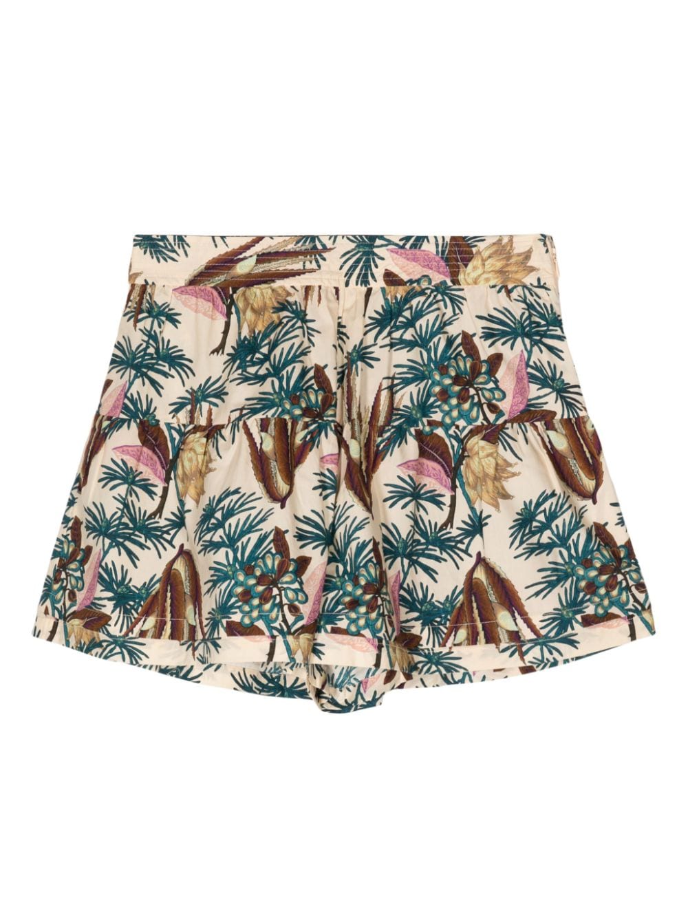 Elsie floral-print cotton shorts