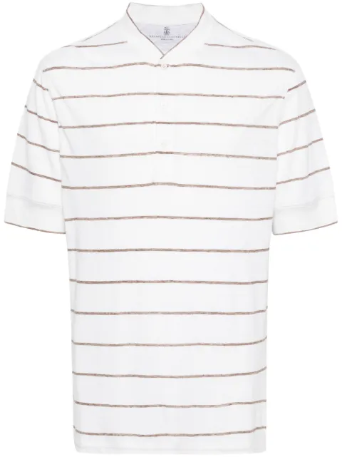 Brunello Cucinelli stiped-print T-shirt