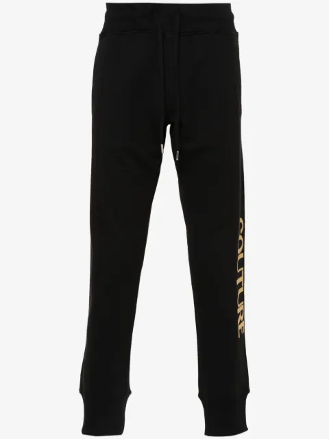 Versace Jeans Couture logo-print cotton track pants