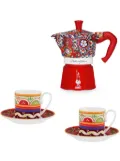 Dolce & Gabbana x Bialetti Moka Express coffee maker and espresso cups (set of two) - Red