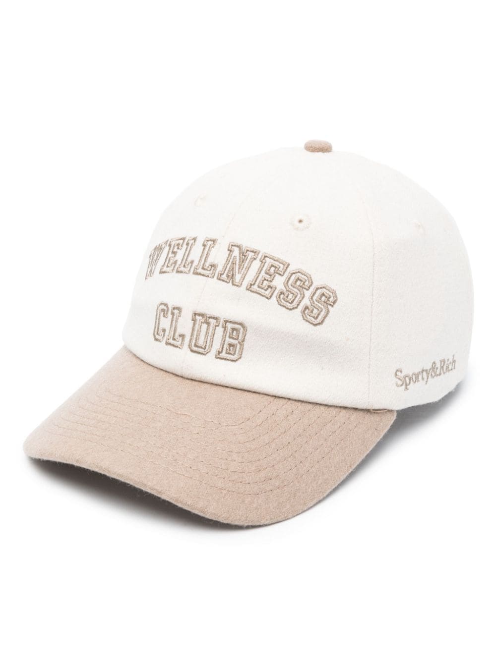 Sporty And Rich Wellness Club Flannel Cap In Neutrals