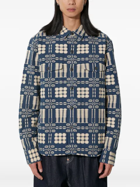 Corridor patterned pocket overshirt