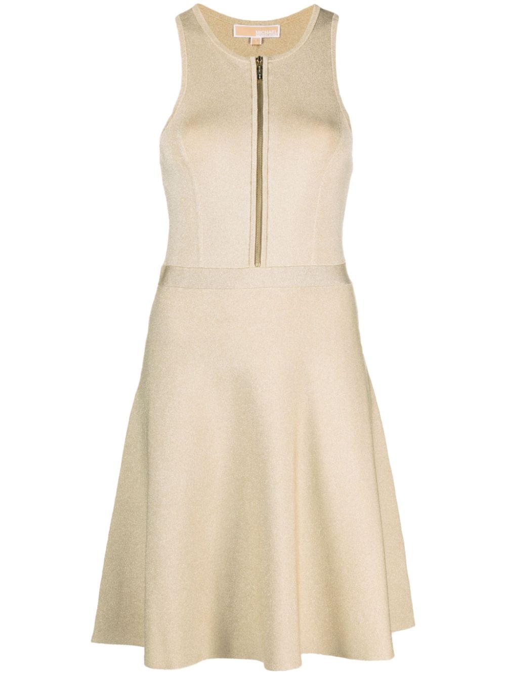 Michael Kors Mini-jurk met halve rits Goud