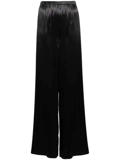 Ferragamo wide-leg satin trousers