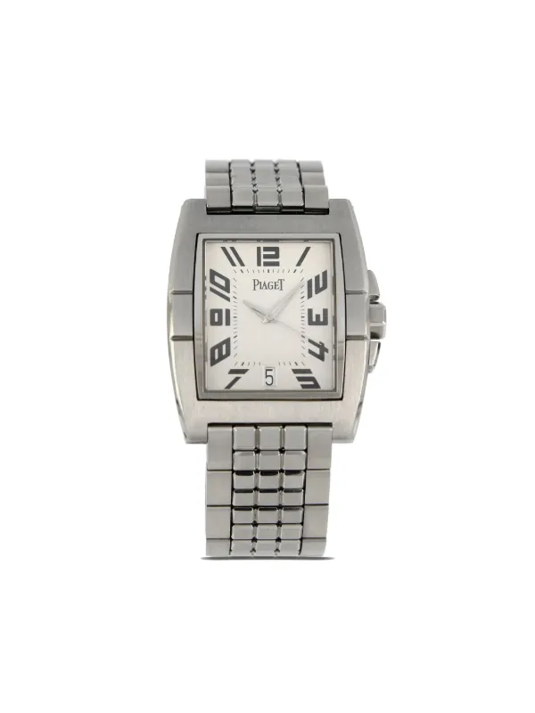 Piaget 2003 pre owned Upstream 33mm Horloge Wit FARFETCH NL