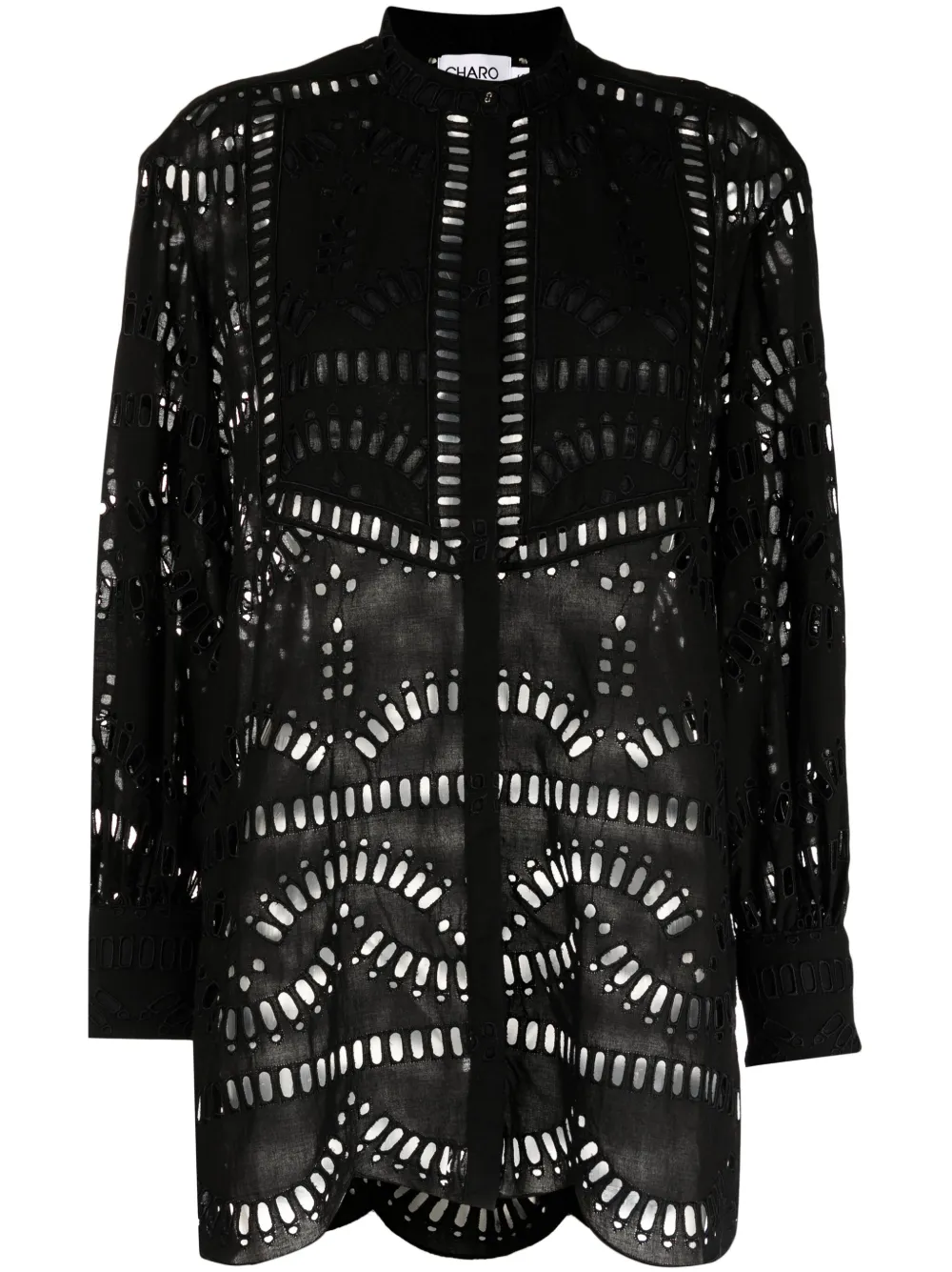 Charo Ruiz Ibiza Jeky blouse met uitgesneden details Zwart