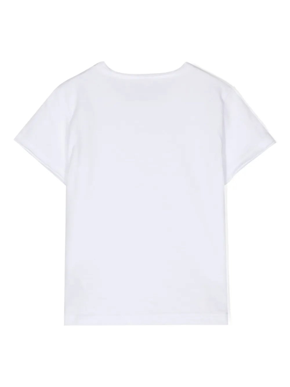 Il Gufo Katoenen T-shirt met ronde hals - Wit