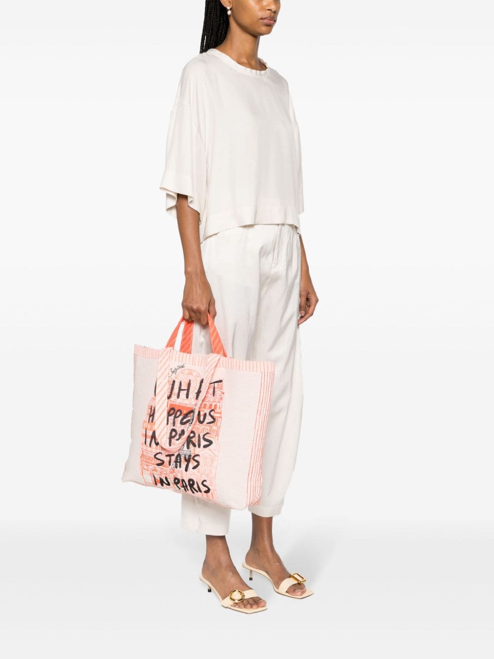 Shop See By Chloé What Happens Tote Bag In Neutrals
