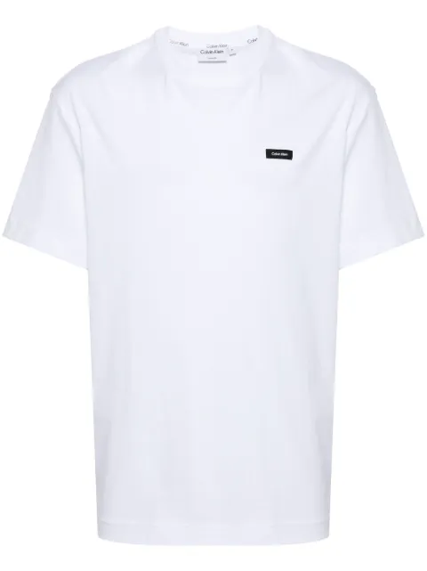 Calvin Klein logo-patch cotton T-shirt