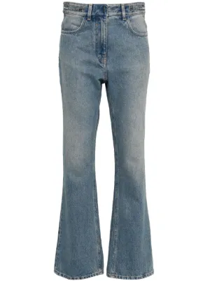 デニム・ジーパン GIVENCHY VOYOU DENIM LOW-WAIST JEANS Givenchy Voyou Jeans | Black | FARFETCH UK