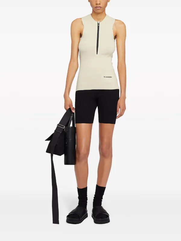 Jil Sander★ロゴプリント コンプレッション ショーツ Jil Sander コンプレッション ショートパンツ | ブラック