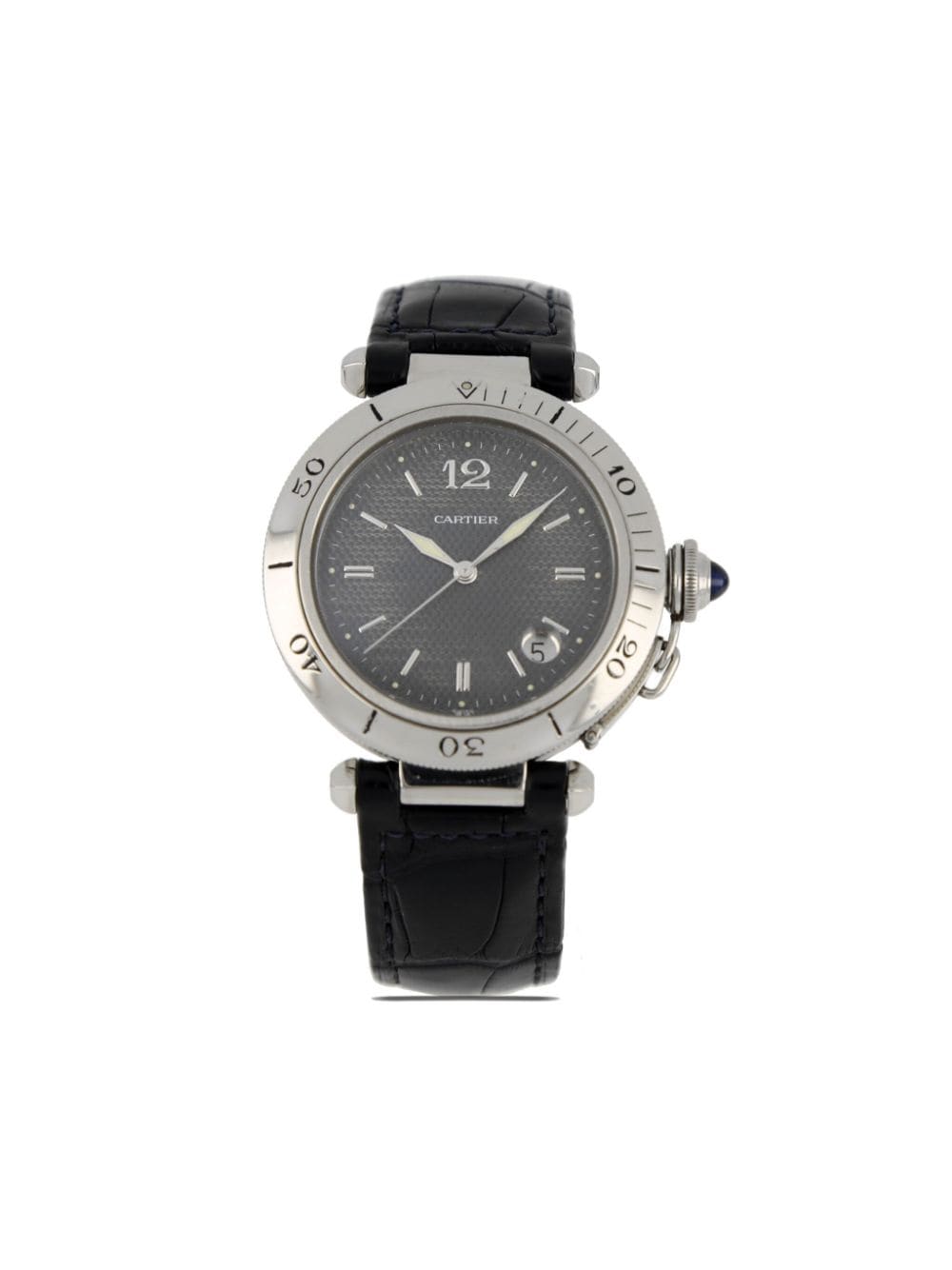 Pre-owned Cartier 2000  Pasha 38mm In Black