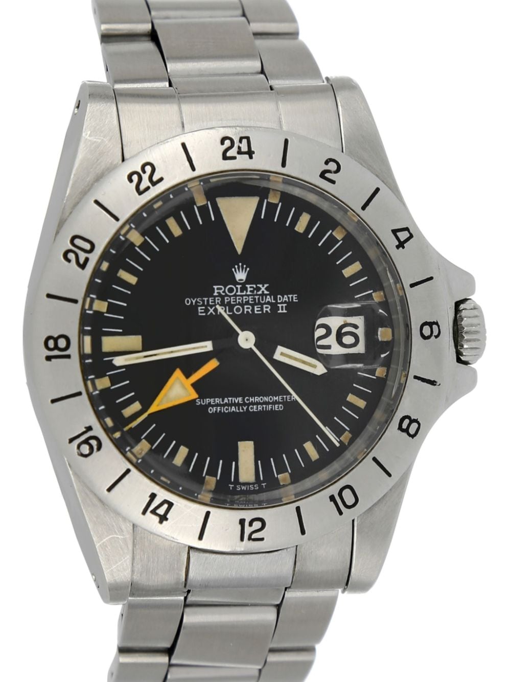 Pre-owned Rolex 1972  Explorer 40mm In Black