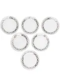 GINORI 1735 Catene porcelain plates (set of six) - White