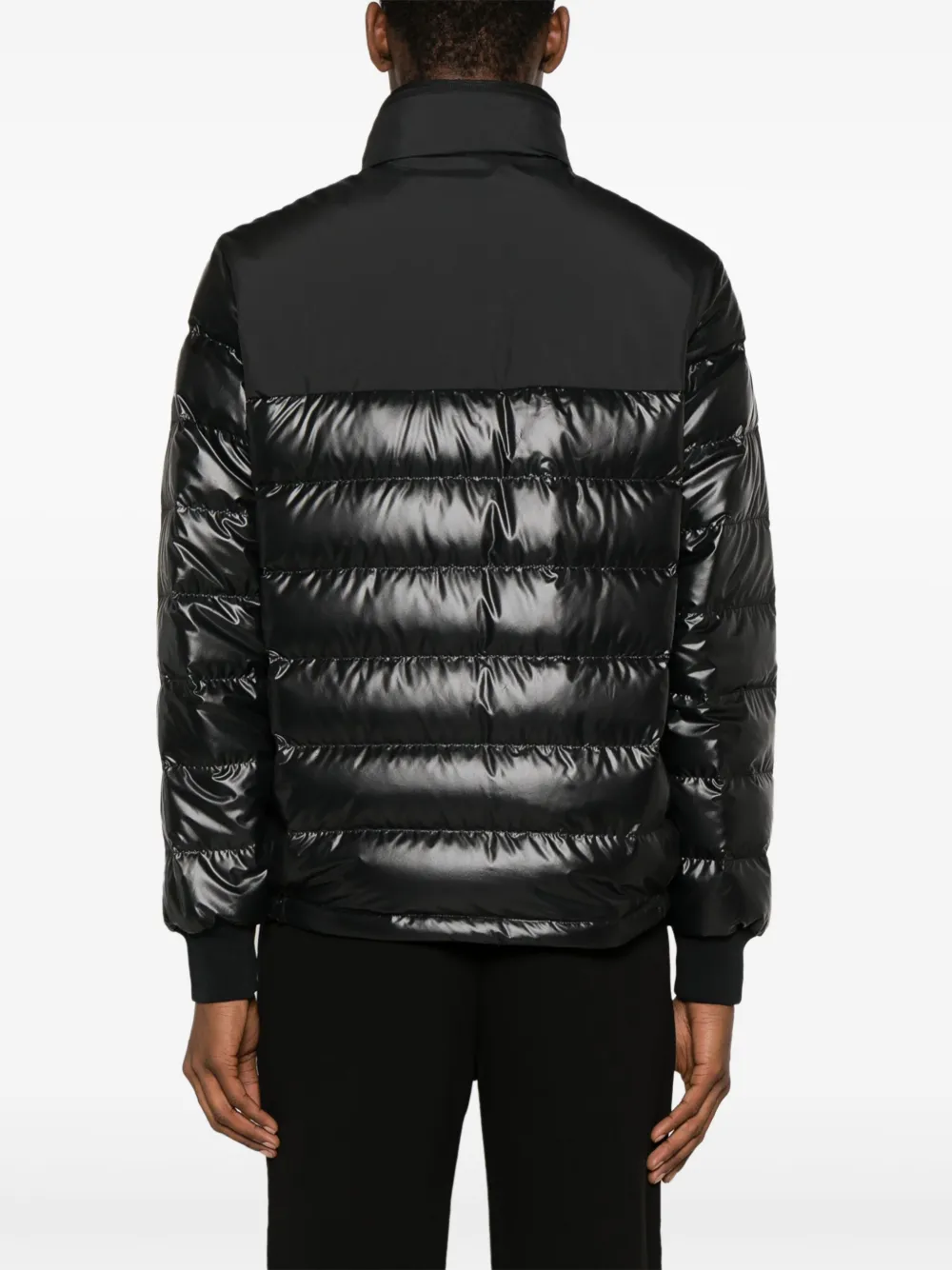 Moncler Donsjack met verborgen capuchon Zwart