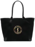 Saint Laurent Rive Gauche canvas tote bag - Black