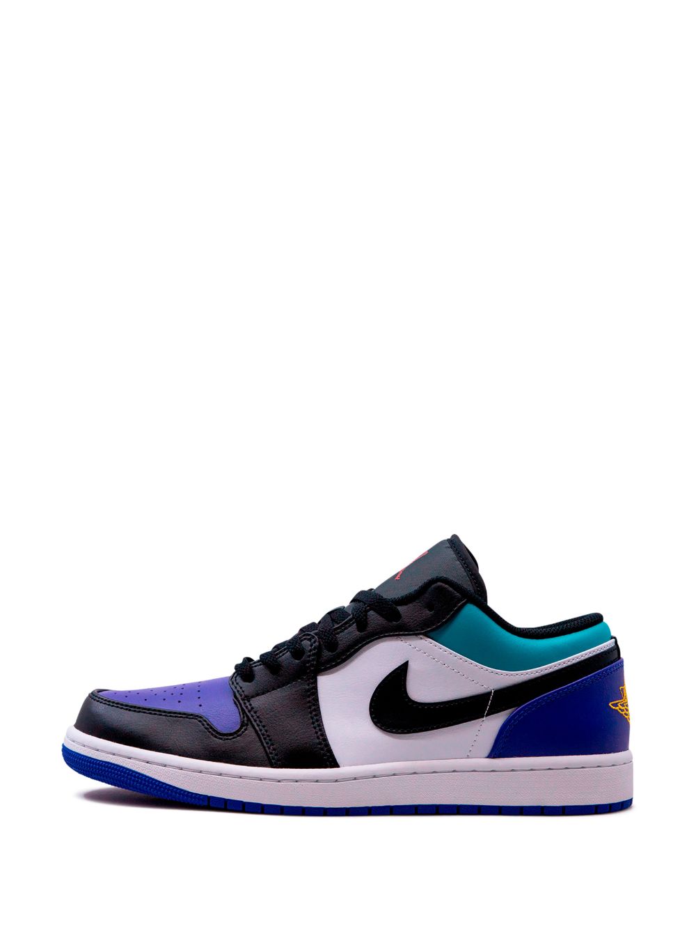 Shop Jordan Air  1 Low "aqua" Sneakers In Black