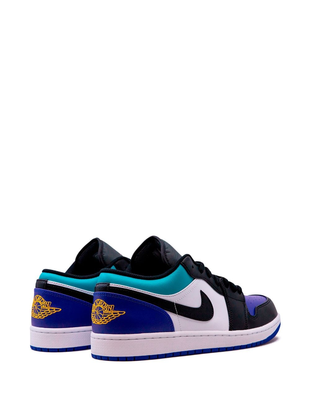 Shop Jordan Air  1 Low "aqua" Sneakers In Black