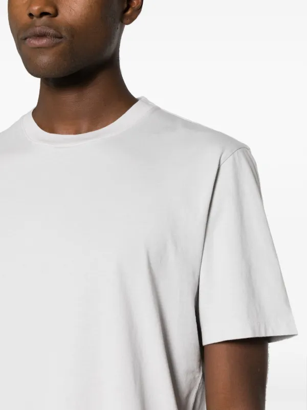 【送料&関税込】Maison Margiela Grey T-shirt With Crewneck A Maison Margiela // Dark Grey Cotton Distressed T-Shirt – VSP