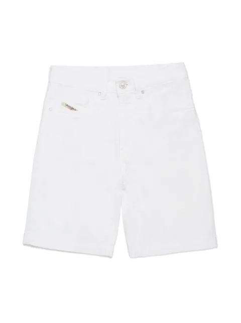 Diesel Kids JoggJeans logo-appliqué shorts 