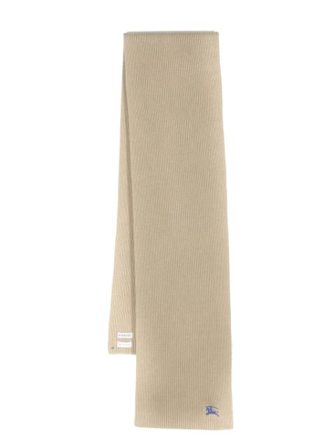 Burberry EKD-embroidered cashmere scarf Women