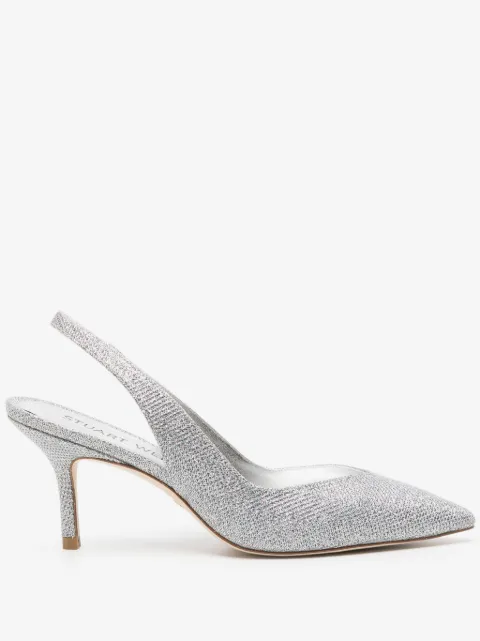 Stuart Weitzman Eva 75mm slingback pumps