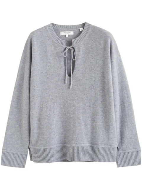 Chinti & Parker tie-neck cashmere jumper