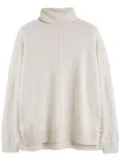 Chinti & Parker roll-neck side-slit jumper - Neutrals