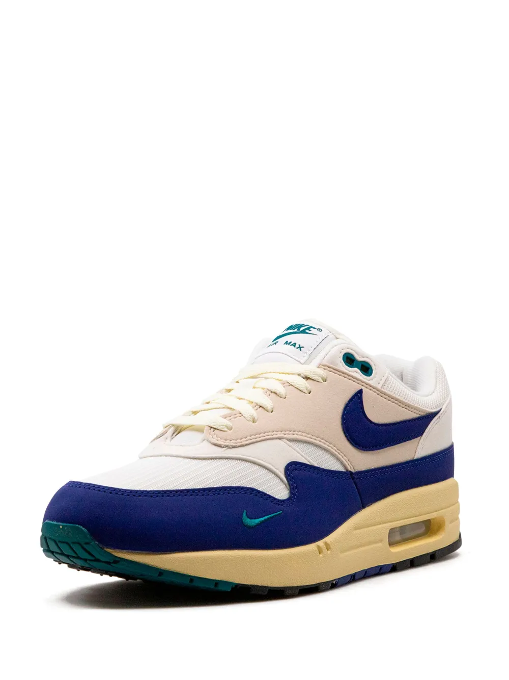 Shop Nike Air Max 1 "athletic Department Deep Royal Blue" Sneakers In White