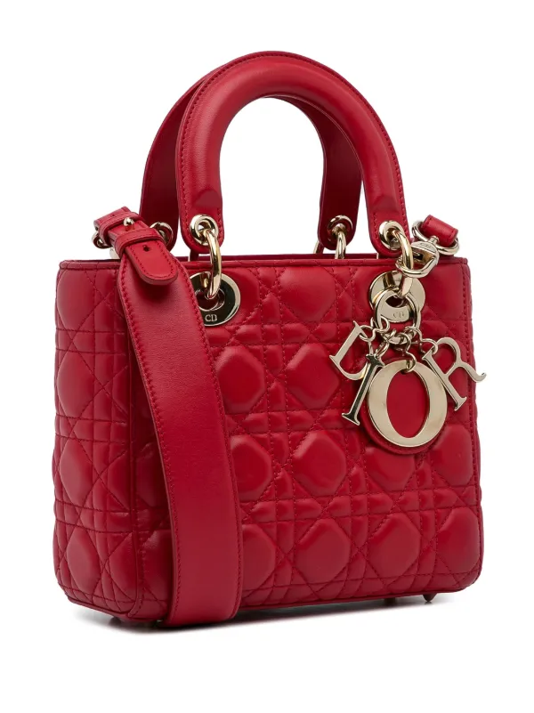 Dior store red bag