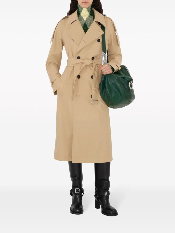 Burberry khaki trench store coat